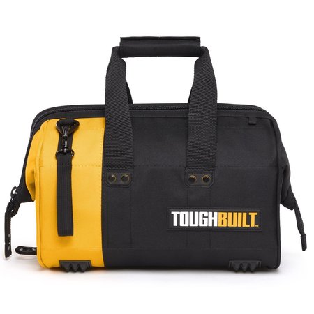 Toughbuilt Tool Bag, Black/Orange, Polyester TB-60-12-1BES